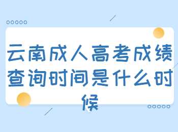 云南成人高考成績(jī)查詢