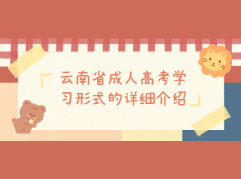 云南省成人高考學(xué)習(xí)形式