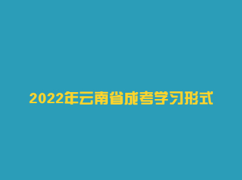 云南省成考學習形式